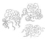 云朵线描