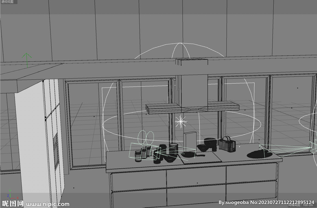 C4D模型 厨房
