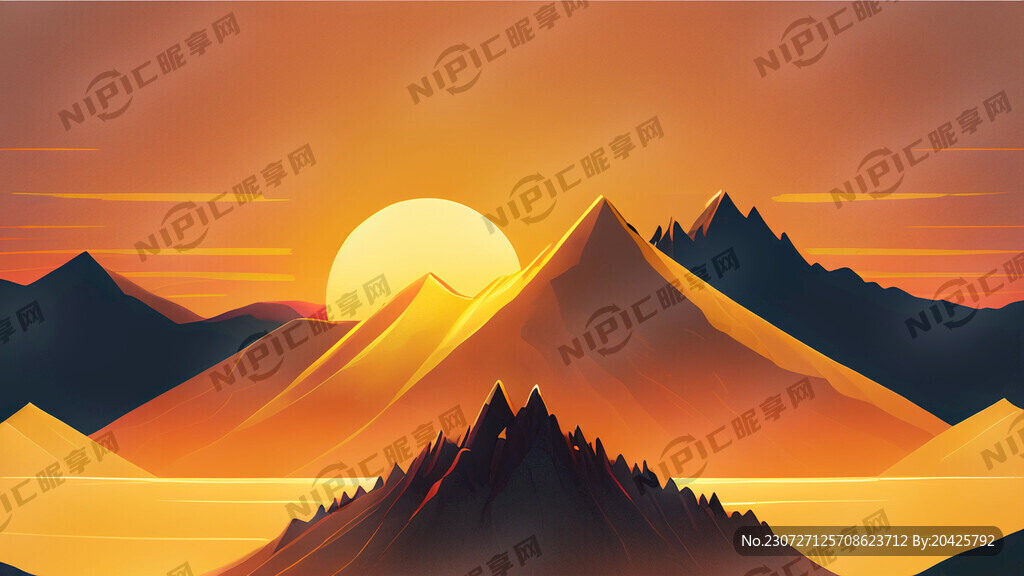 日落金山