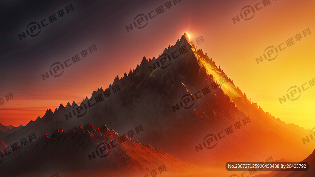 日落金山