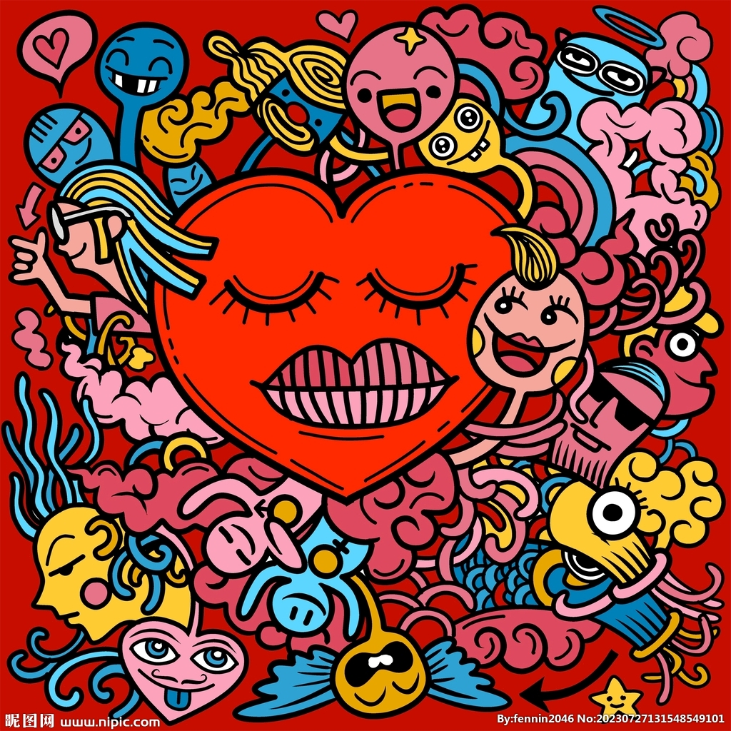 卡通创意设计插画
