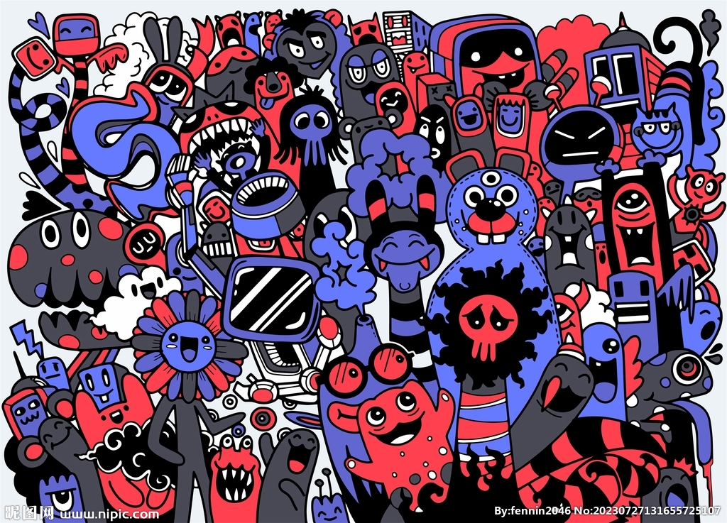 卡通创意设计插画