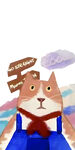 涂鸦标签猫