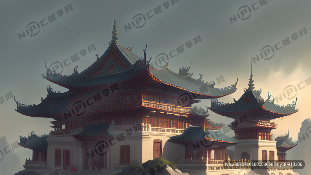宫殿群 恢弘大气