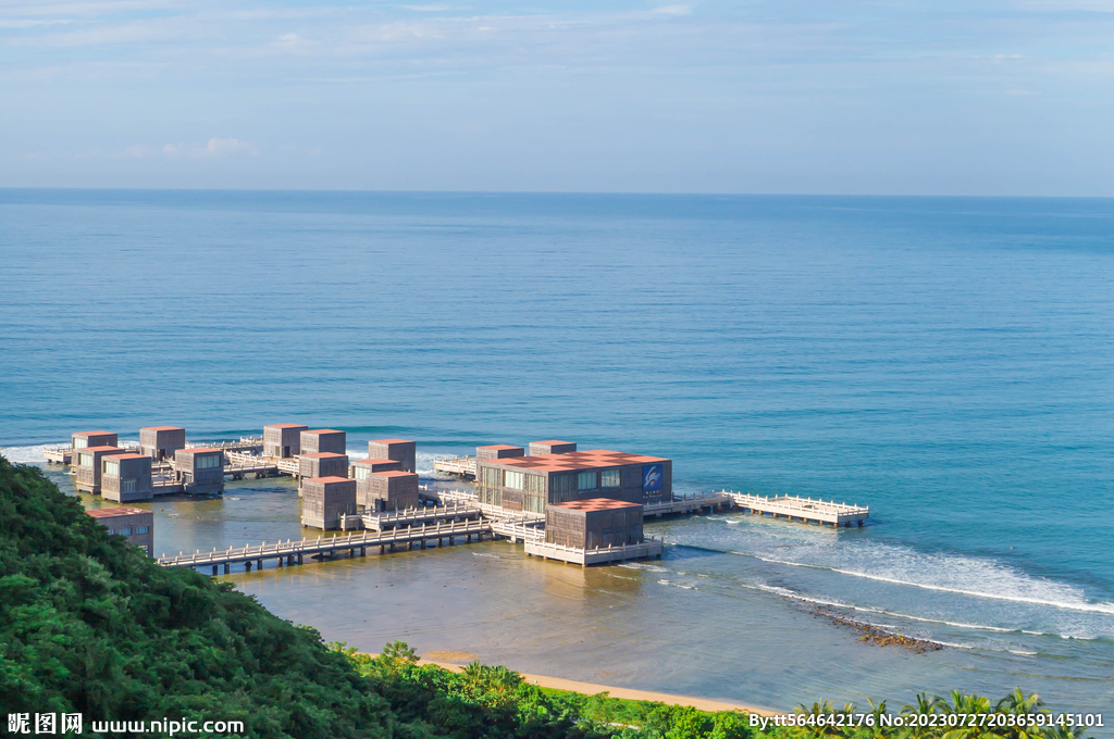 海南三亚亚龙湾美景