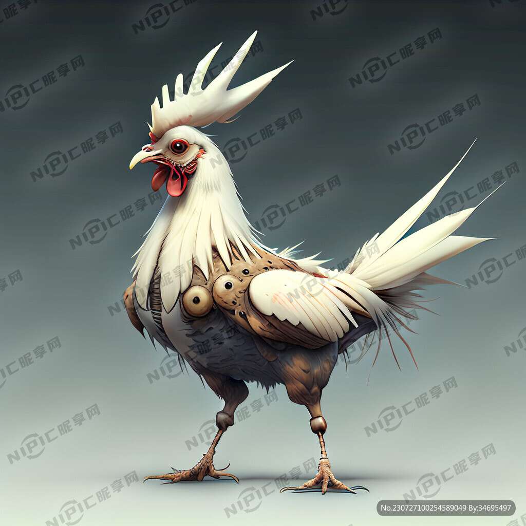 AI创作图乌骨鸡nipic.com-昵图网