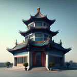 仿生建筑科幻建筑