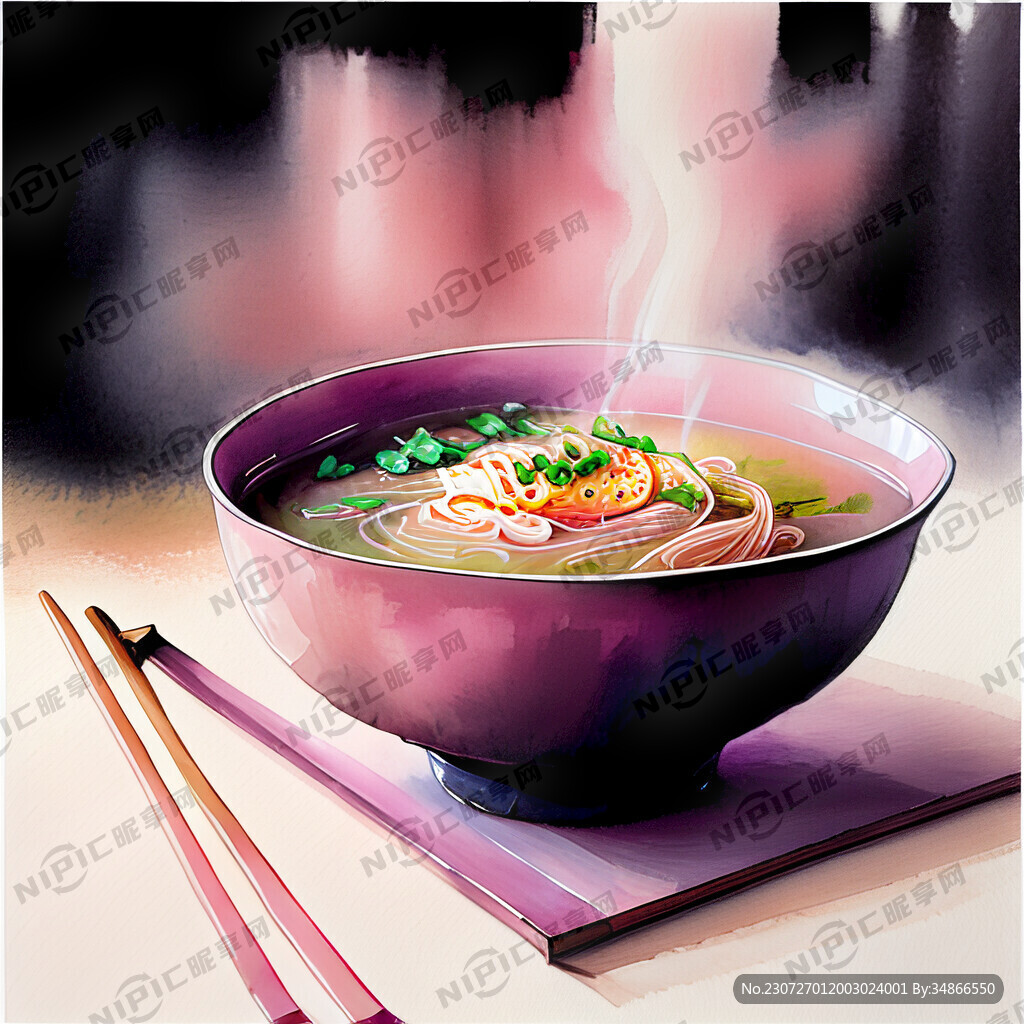 冒宽粉 画面有碗 有宽粉
