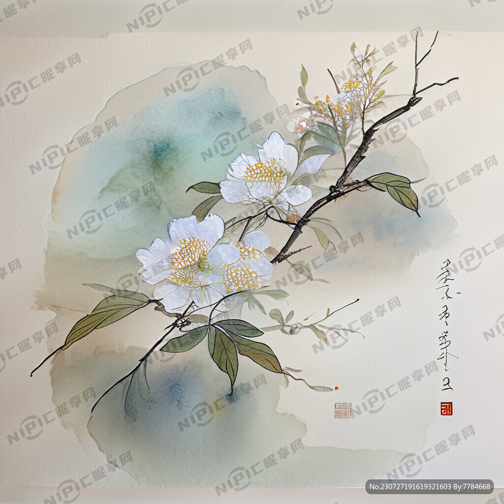 中国风 中国画 大气 写意