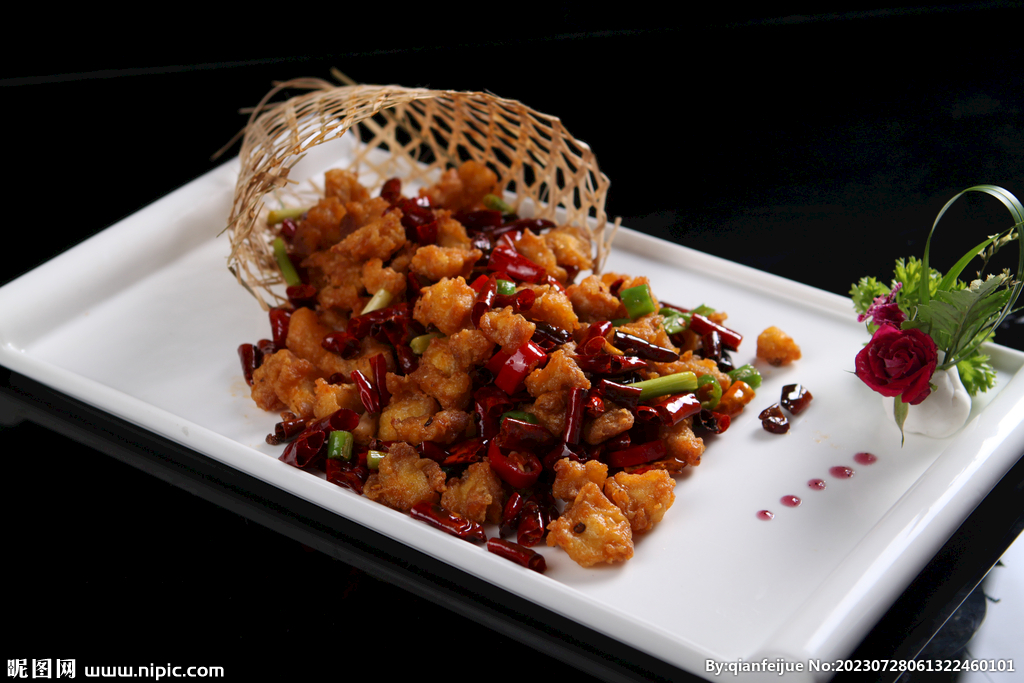 辣子鸡炒菜