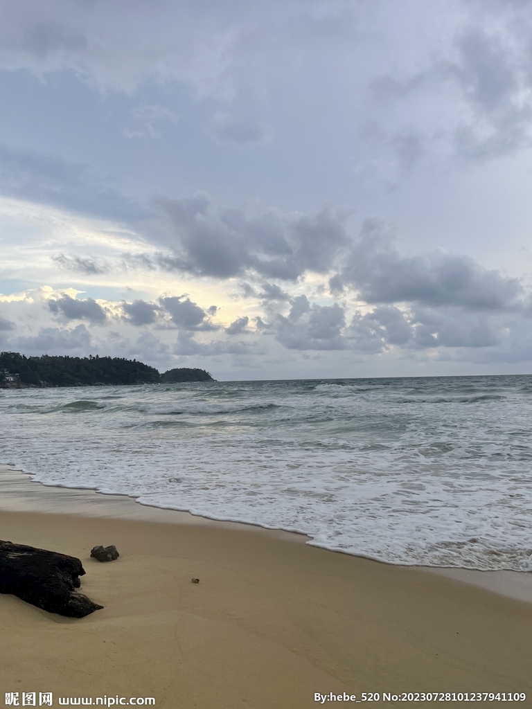 海边落日