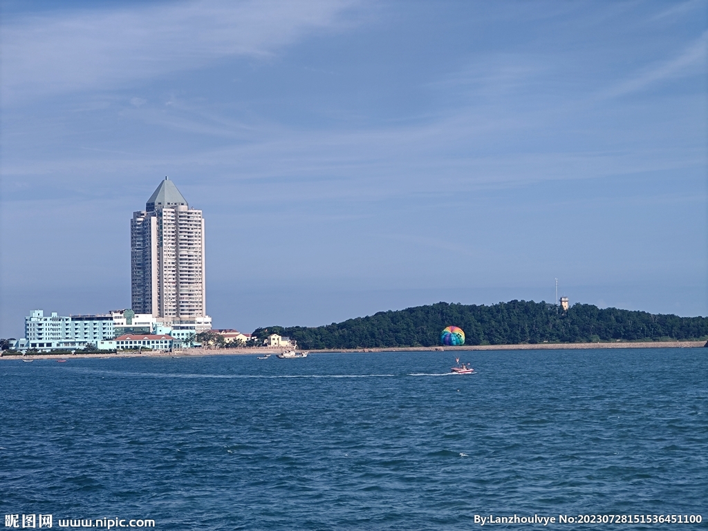 青岛的海边