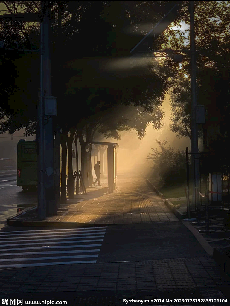 城市的早晨