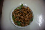 兰豆炒瘦肉