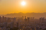 福州城市夕阳