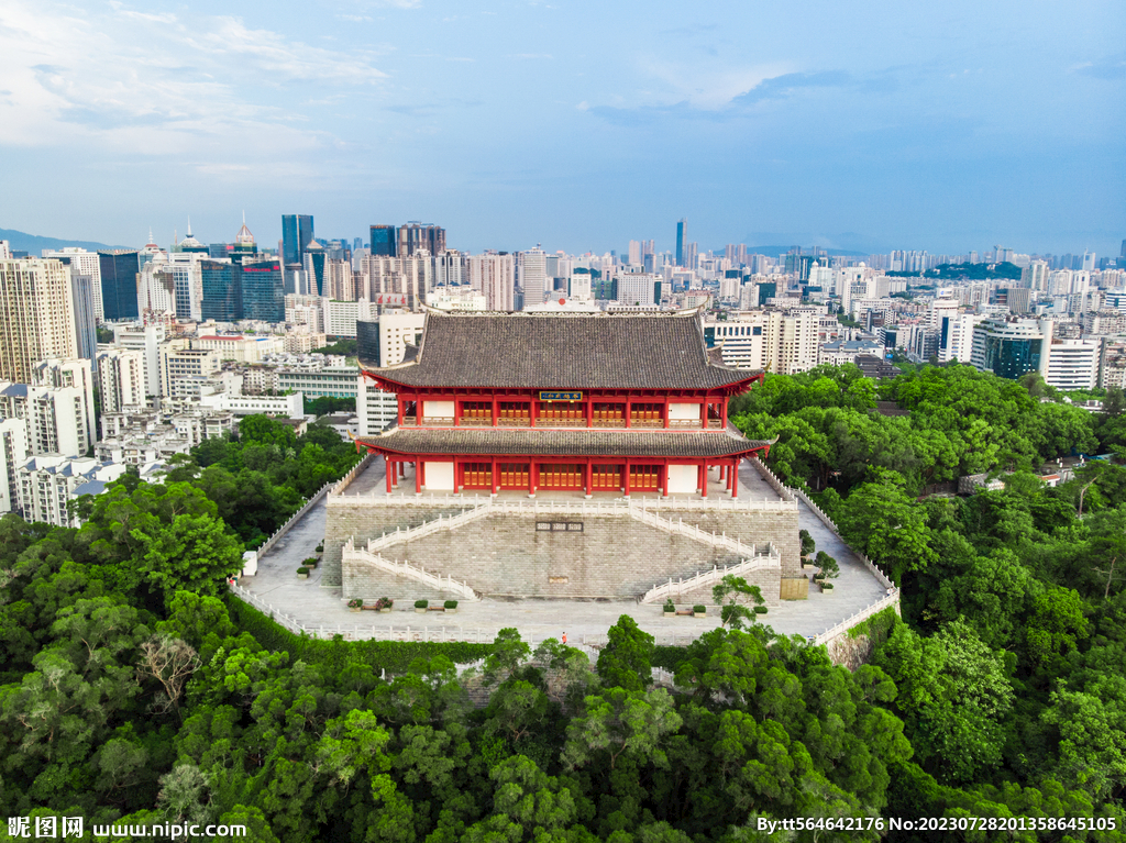 福州地标镇海楼