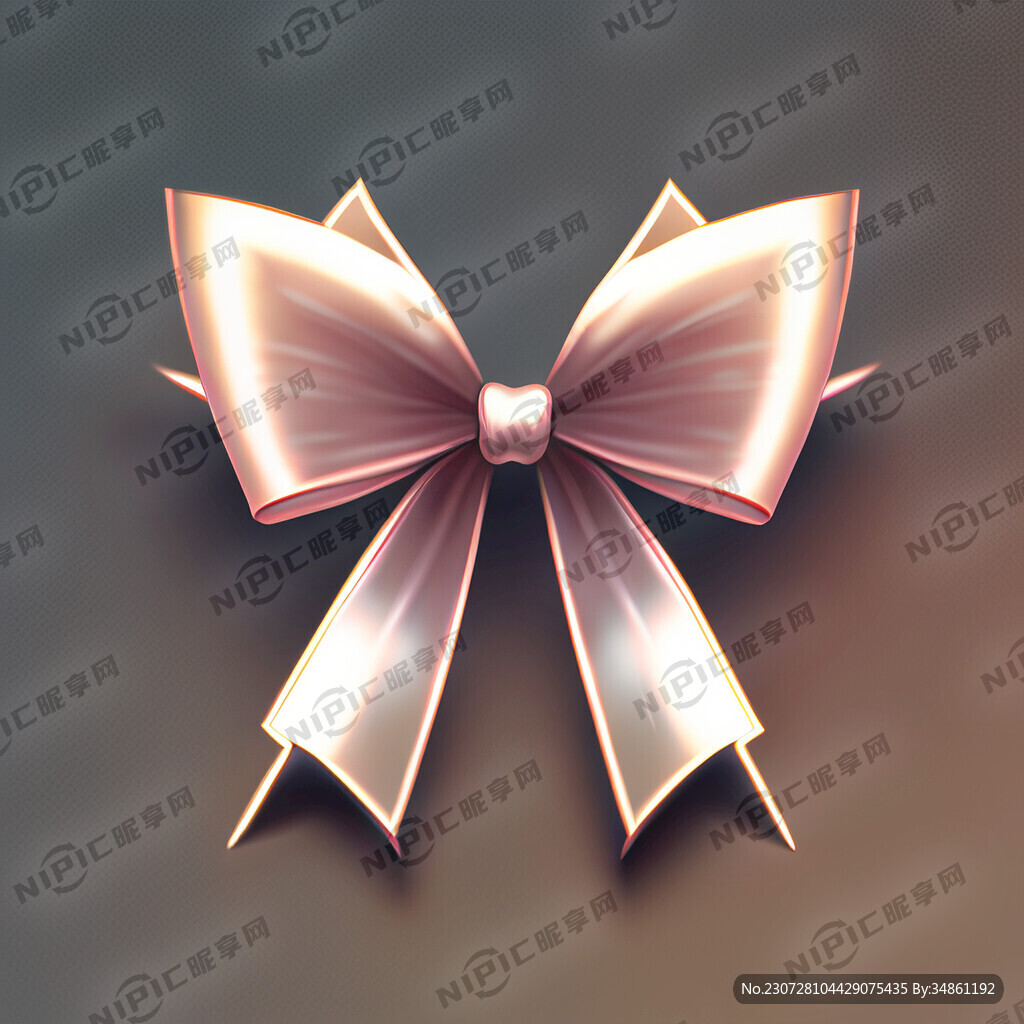 镭射蝴蝶结 可爱