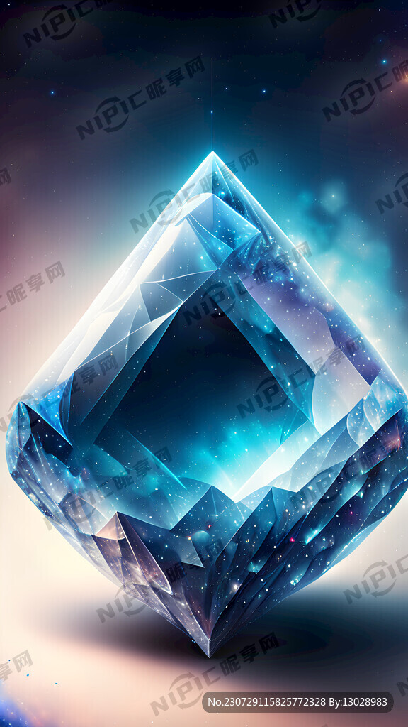 不计其数的钻石组成的银河系
