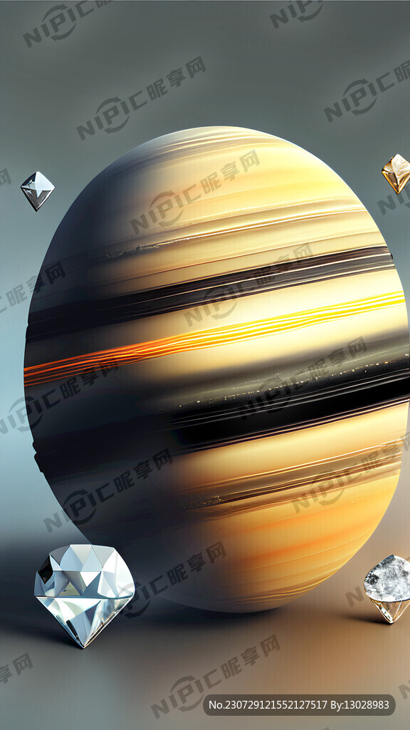 钻石和土星组合