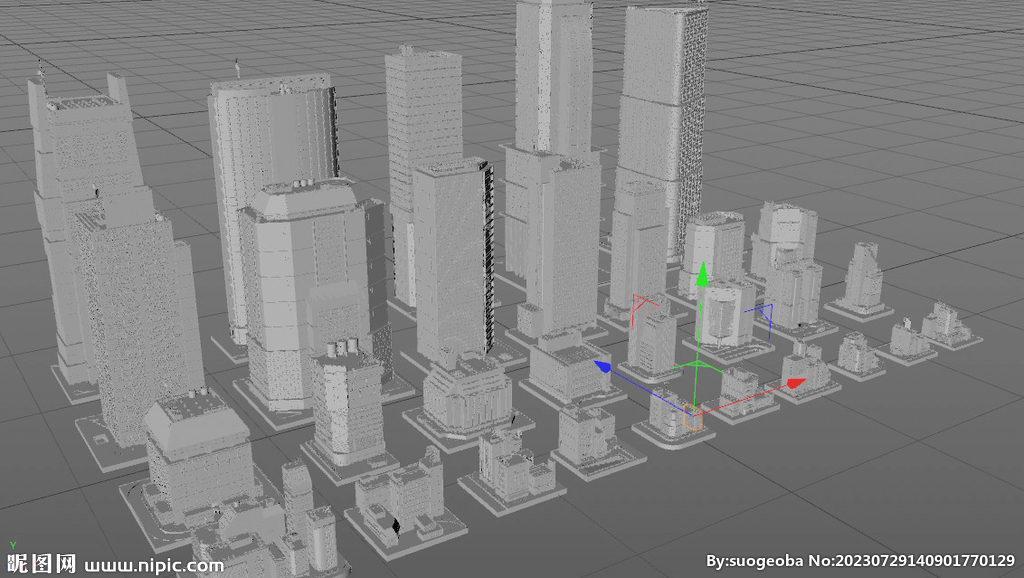 C4D模型 建筑