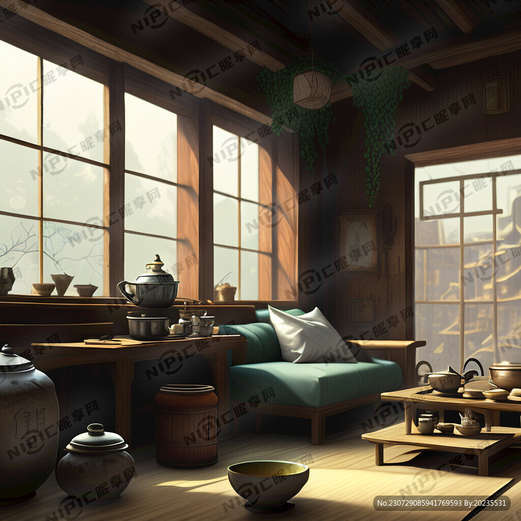 半生戎马倥偬归来阁楼品茗