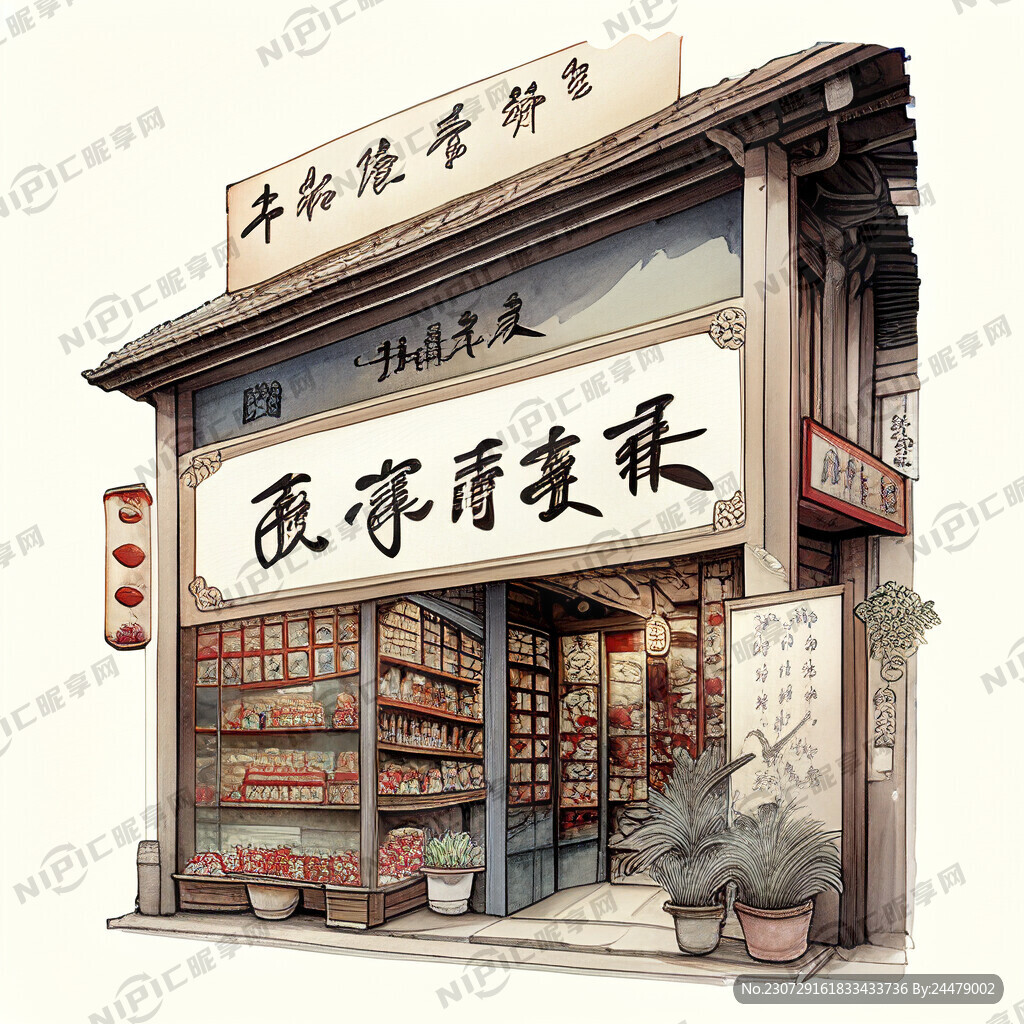 中式店铺招牌