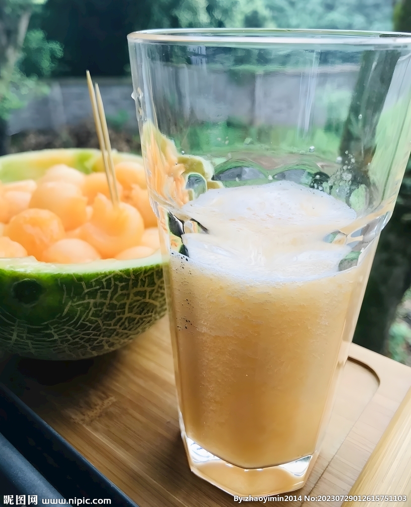 哈密瓜打汁