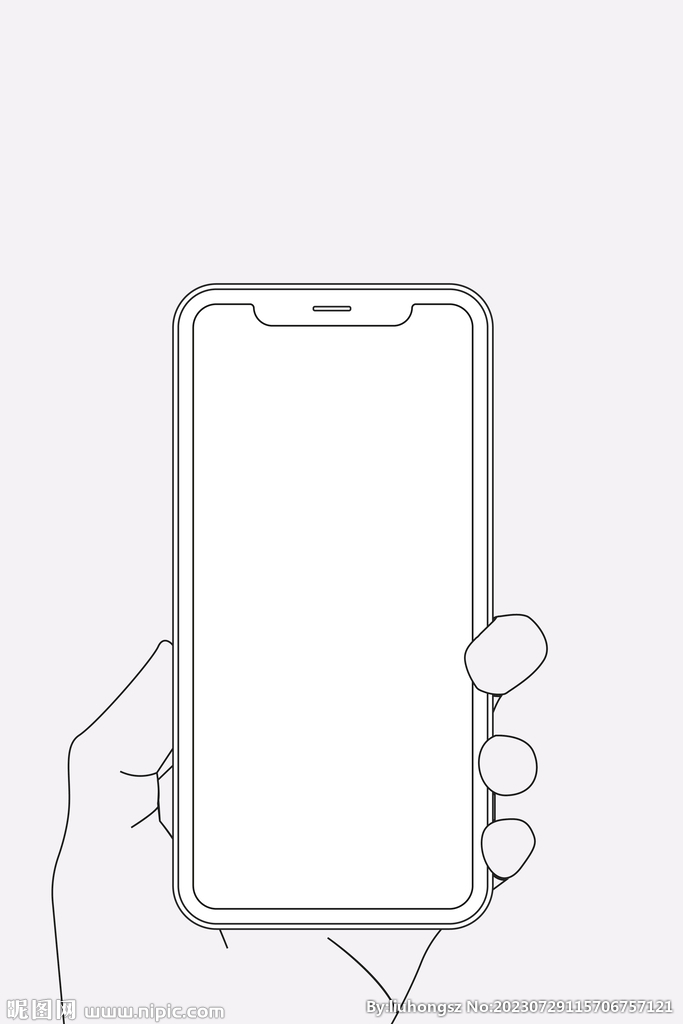 空白手机模板