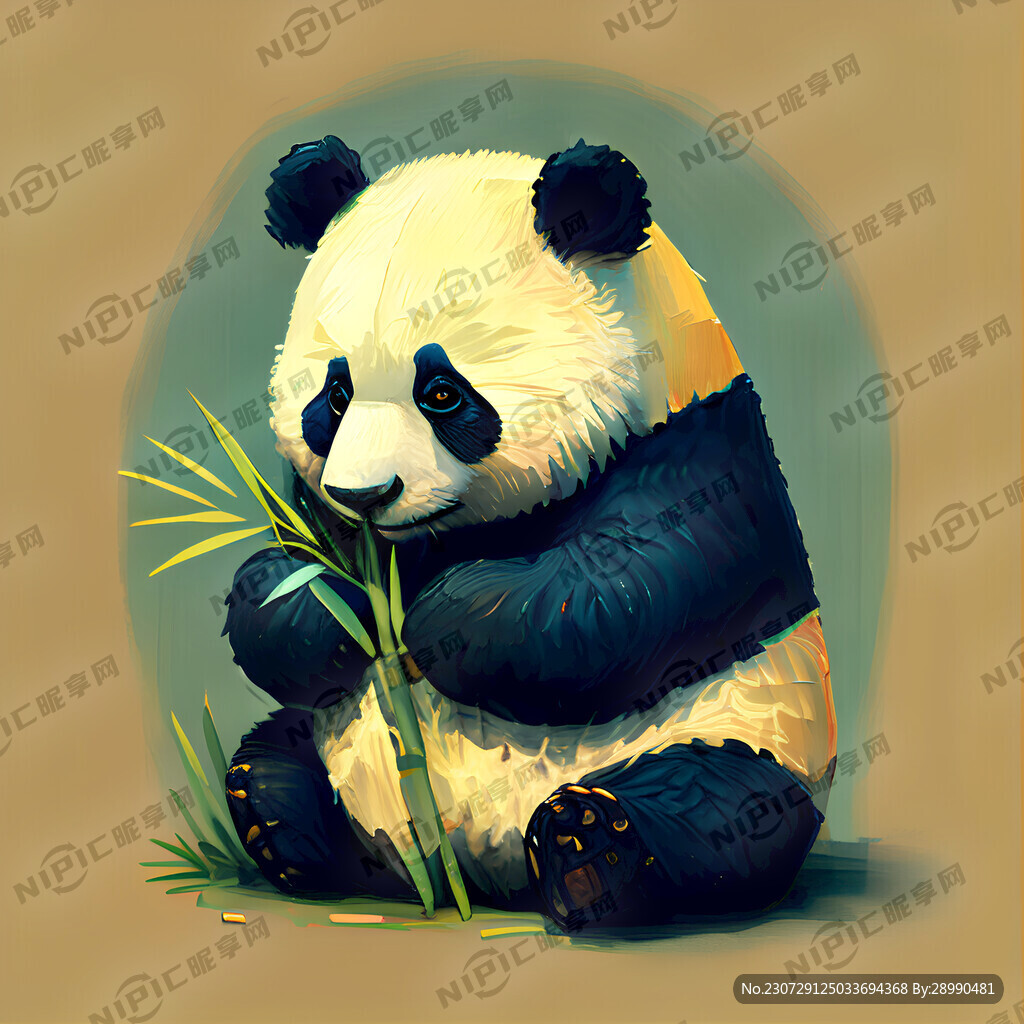 大熊猫 可爱 吃竹子