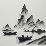 山水画