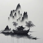 山水画