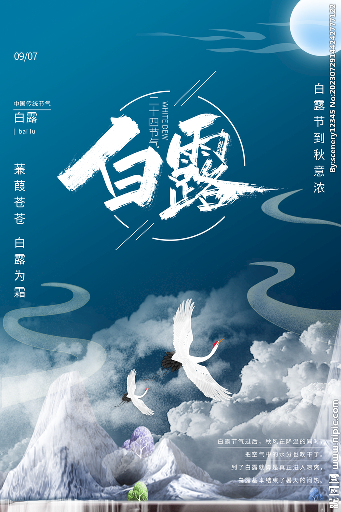 白露海报