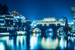 凤凰古镇夜景 