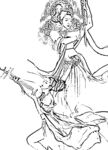 古典美女白描
