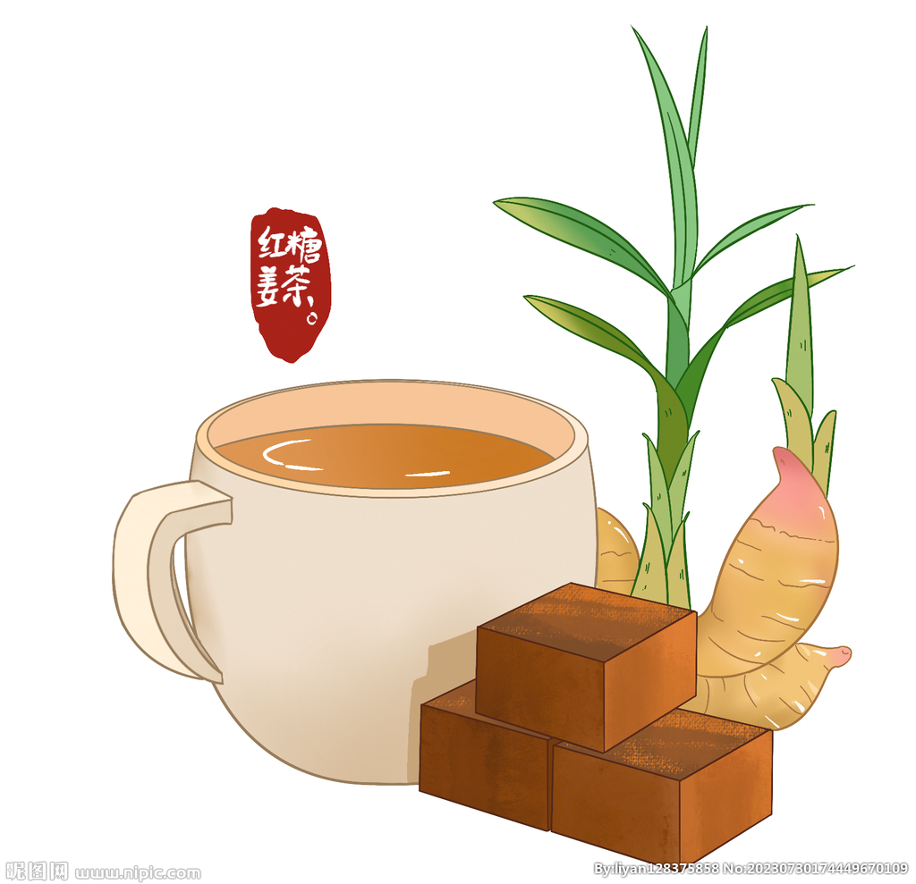 红糖姜茶食物