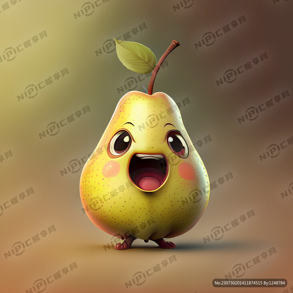 梨子 卡通 萌