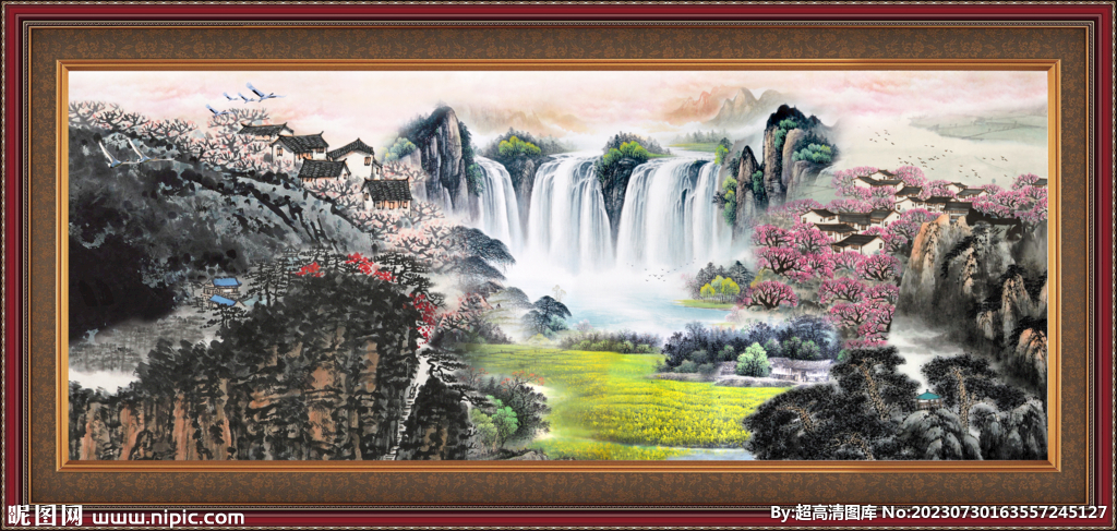 山水风景画 
