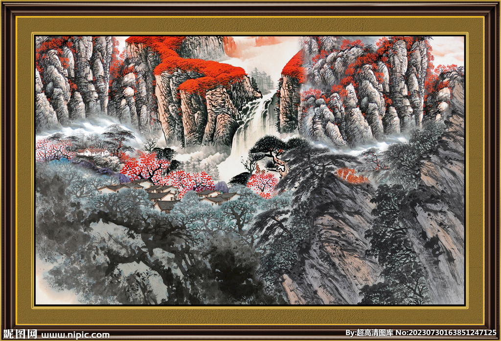 山水风景画