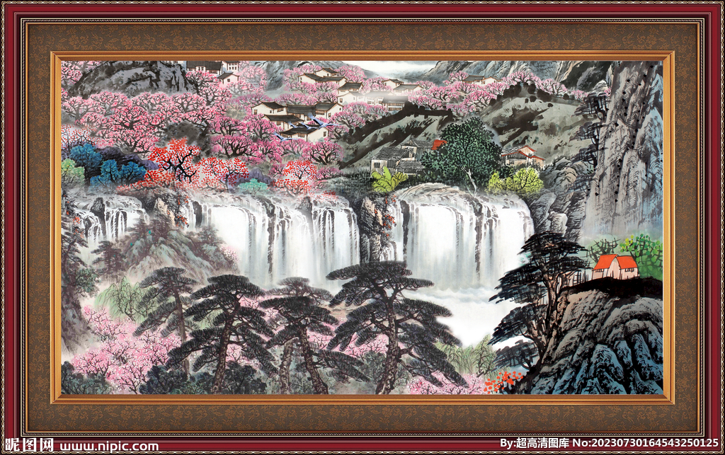 山水风景画 