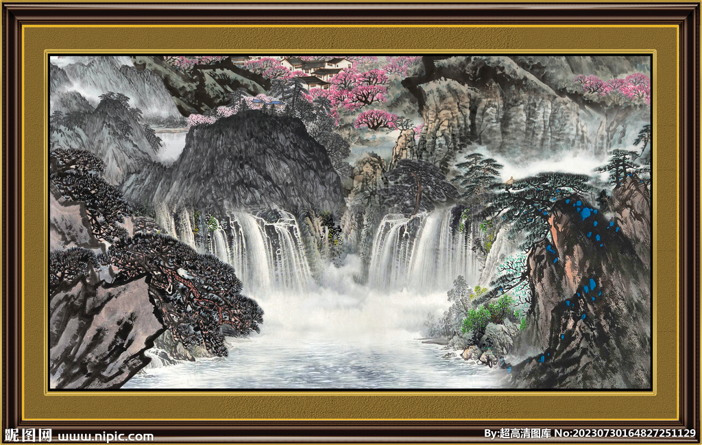 山水风景画 