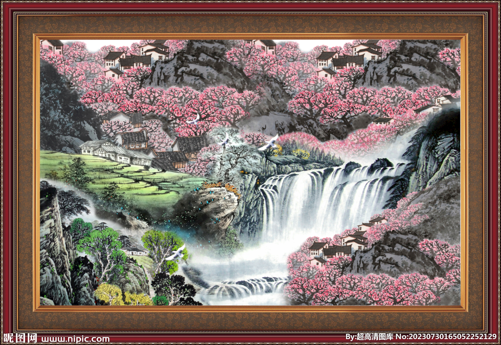 山水风景画 