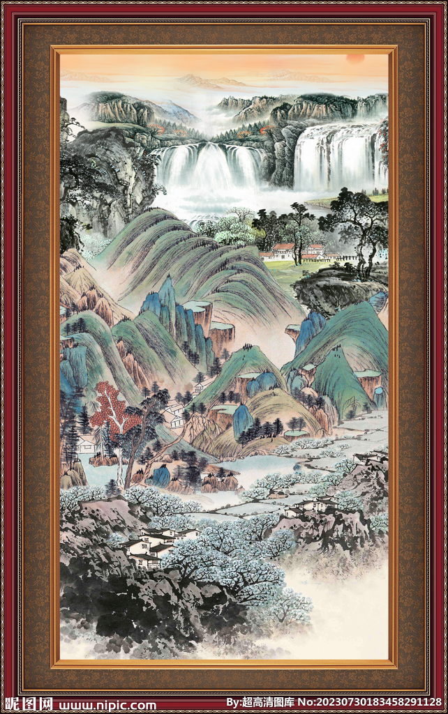 山水风景画 