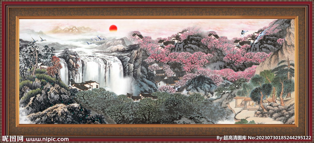 山水风景画 