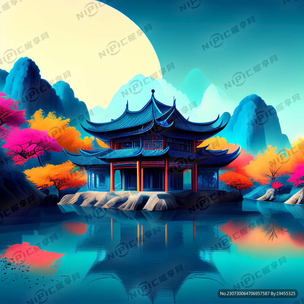 多彩的数字中国 蓝色调