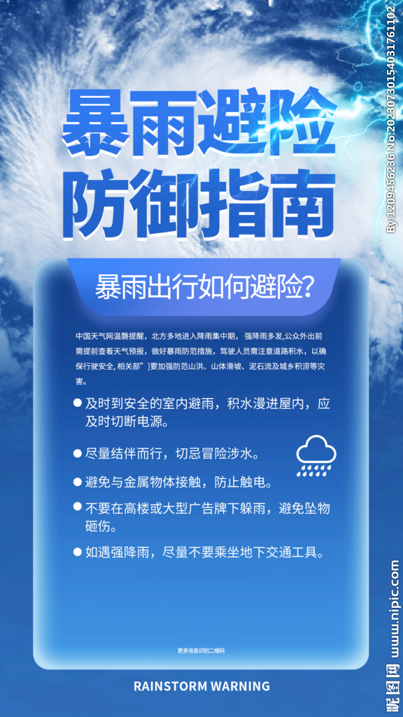 暴雨指南海报