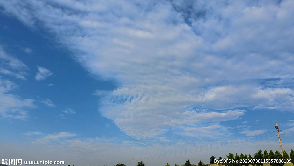 晴空蓝天