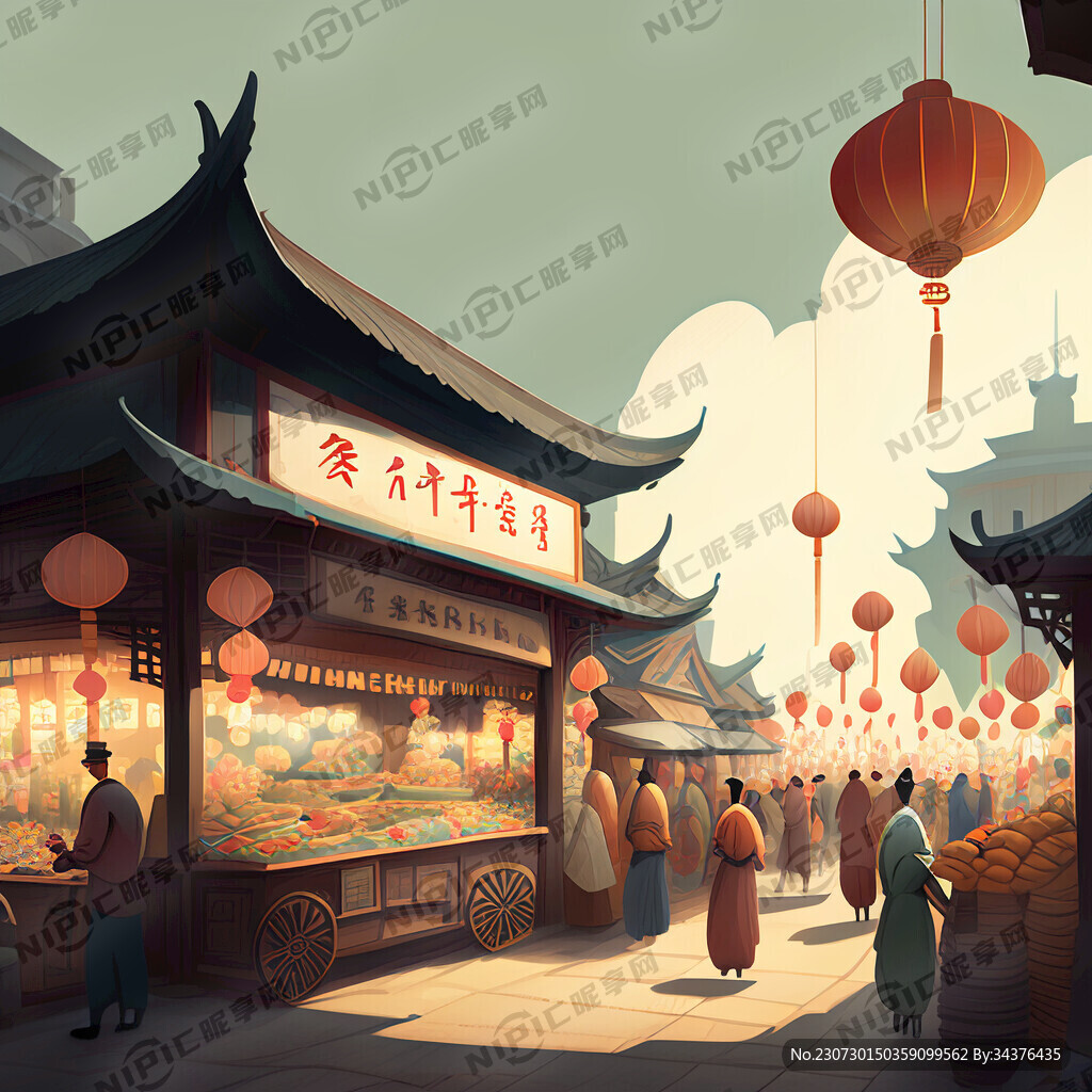 中国传统集市