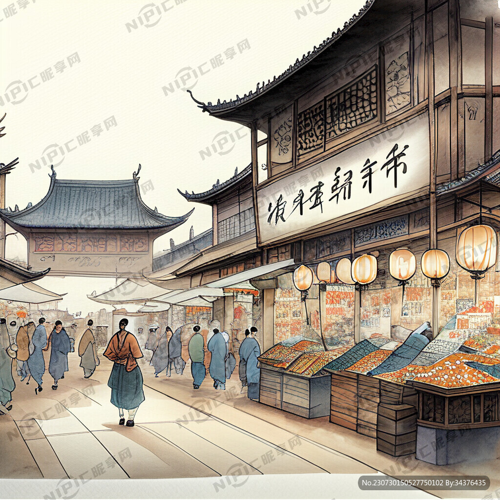 中国传统集市