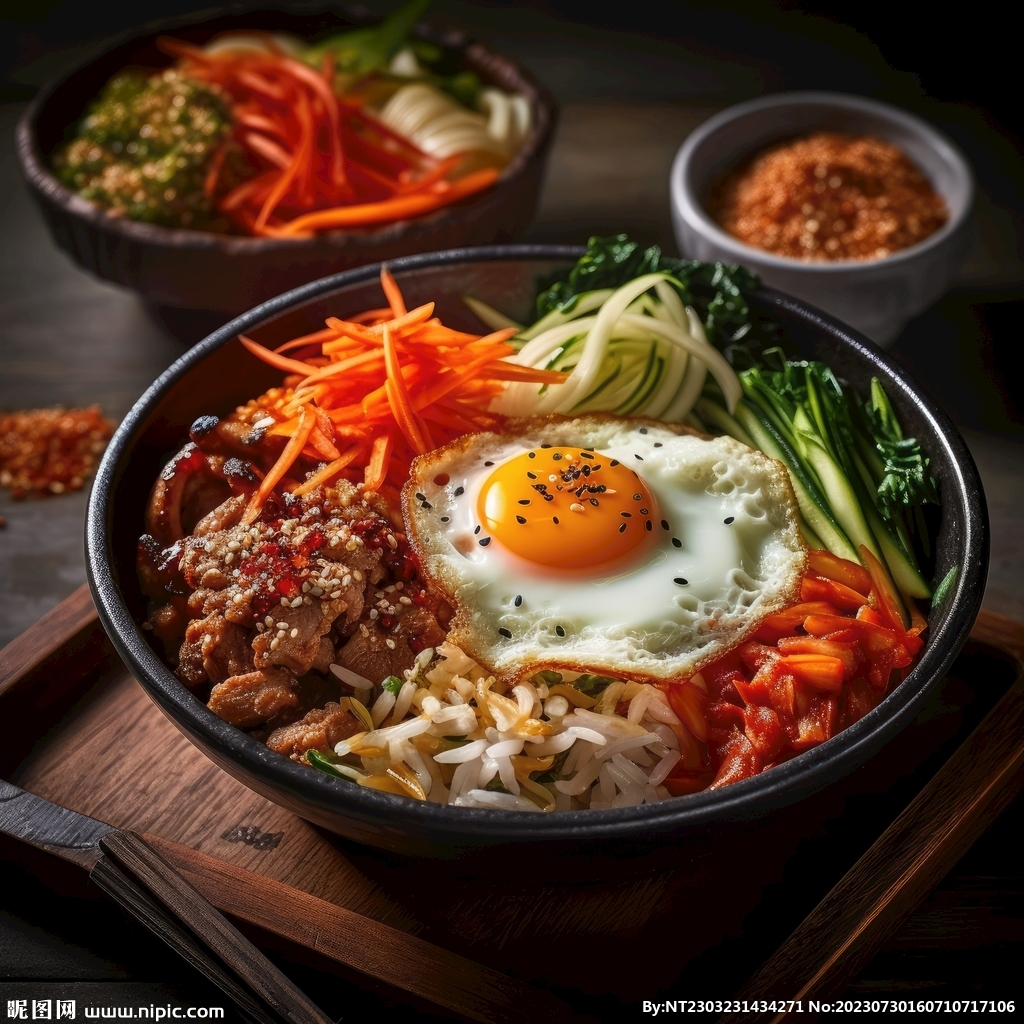 菜品拍摄日常-韩国拌饭|摄影|美食摄影|lichong557_原创作品-站酷ZCOOL