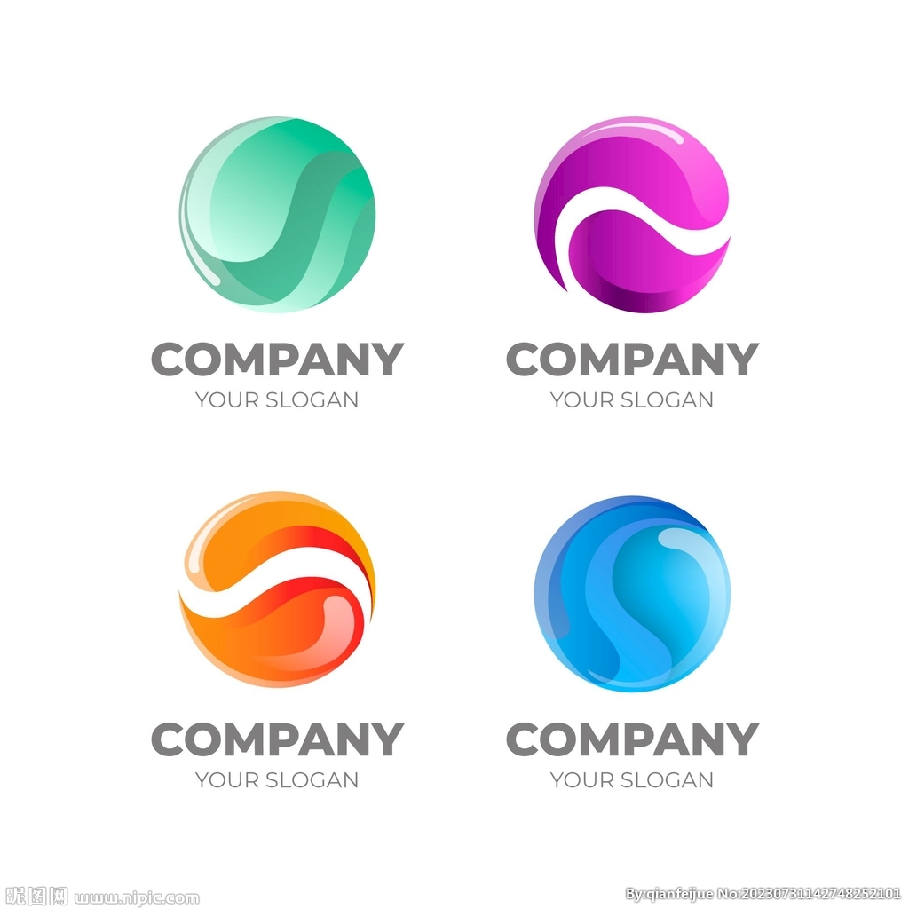 圆形动感logo